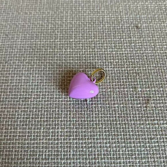 Roxane Assoulin The Mini Puffy Heart Charms Purple - Picture 2 of 3
